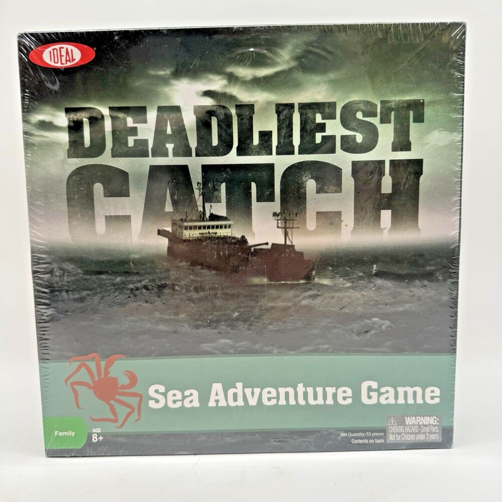 Deadliest Catch Sea Adventure Board Game Family Fun Age 8+ Discovery Channel
